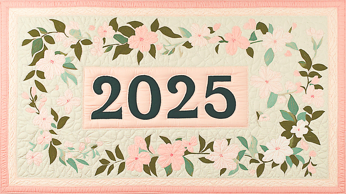 JPG 편집이미지 꽃 잎 사람없음 봄 자수 연분홍색 퀼트 2025년 을사년 편집실사 AI포토 AI콘텐츠 식물 계절 분홍색 연도 CG 파일형식