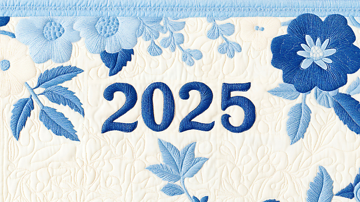 JPG 편집이미지 꽃 잎 사람없음 파란색 봄 자수 퀼트 2025년 을사년 편집실사 AI포토 AI콘텐츠 식물 계절 컬러 연도 CG 파일형식