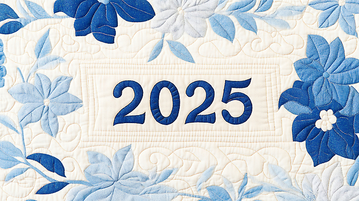 JPG 편집이미지 꽃 잎 사람없음 파란색 봄 자수 퀼트 2025년 을사년 편집실사 AI포토 AI콘텐츠 식물 계절 컬러 연도 CG 파일형식