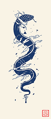 디자인 곡선 일러스트 사람없음 연기 2025년 을사년 국내일러스트 푸른뱀 AI파일 선 뱀 연도 파일형식 벡터