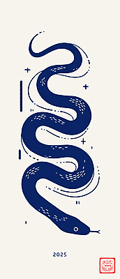 디자인 곡선 일러스트 사람없음 반짝임 2025년 을사년 국내일러스트 푸른뱀 AI파일 선 모션 뱀 연도 파일형식 벡터