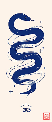 디자인 곡선 일러스트 사람없음 반짝임 2025년 을사년 국내일러스트 푸른뱀 AI파일 선 모션 뱀 연도 파일형식 벡터