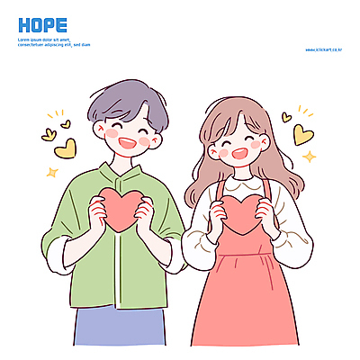커플 여자 남자 행복 일러스트 사랑 미소 들기 성인 두명 반짝임 희망 하트 파스텔톤 성인만 국내일러스트 AI파일 모양 감정 컬러 관계 모션 표정 사람 파일형식 벡터