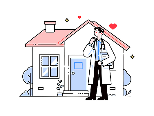 전신 남자 일러스트 청진기 주택 한명 미소 들기 성인 진료 하트 의사가운 방문 성인남자한명만 국내일러스트 방문진료 AI파일 모양 1 의학 의료기기 모션 표정 사람 건물 의사 가운 남자한명만 성인남자만 파일형식 벡터