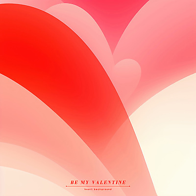 PSD 일러스트 추상 발렌타인데이 사랑 이벤트 사람없음 빨간색 하트백그라운드 그라데이션 국내일러스트 감정 컬러 백그라운드 무늬 데이이벤트 하트 파일형식