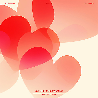 PSD 일러스트 발렌타인데이 사랑 이벤트 사람없음 빨간색 하트백그라운드 그라데이션 국내일러스트 감정 컬러 백그라운드 데이이벤트 하트 파일형식