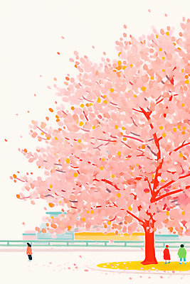 JPG 전신 공원 여자 남자 꽃잎 분홍색 일러스트 난간 바람 수채화 성인 세명 봄풍경 벚나무 감성 성인만 흩날리기 국내일러스트 AI일러스트 AI콘텐츠 자연요소 나무 공공시설 꽃 컬러 컨셉 모션 날씨 사람 풍경 봄 벚꽃 파일형식