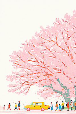 JPG 전신 공원 여자 남자 꽃잎 어린이 분홍색 일러스트 자동차 바람 수채화 소녀 소년 여러명 성인 봄풍경 벚나무 군중 감성 흩날리기 국내일러스트 AI일러스트 AI콘텐츠 자연요소 나무 공공시설 꽃 육상교통 컬러 다수 컨셉 모션 날씨 사람 풍경 봄 벚꽃 파일형식