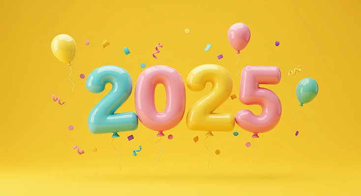 JPG 편집이미지 리본 이벤트 사람없음 노란색 3D 꽃가루 광택 2025년 편집3D 숫자풍선 AI컴퓨터그래픽 AI콘텐츠 컬러 가루 연도 디지털합성 풍선 파일형식