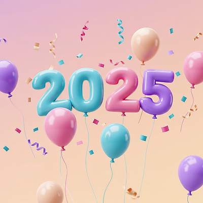 JPG 편집이미지 리본 이벤트 사람없음 3D 꽃가루 광택 그라데이션 연분홍색 2025년 편집3D 숫자풍선 AI컴퓨터그래픽 AI콘텐츠 분홍색 가루 연도 디지털합성 풍선 파일형식