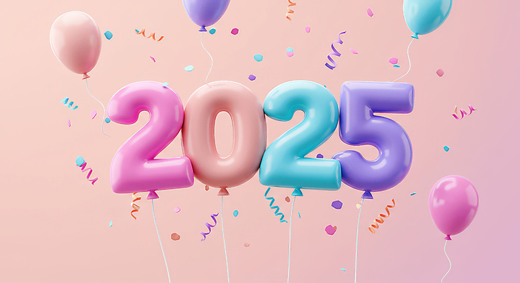 JPG 편집이미지 리본 이벤트 사람없음 3D 꽃가루 광택 그라데이션 연분홍색 2025년 편집3D 숫자풍선 AI컴퓨터그래픽 AI콘텐츠 분홍색 가루 연도 디지털합성 풍선 파일형식