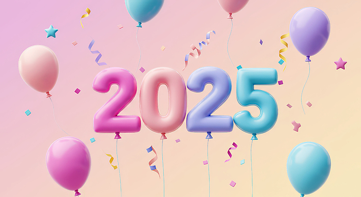 JPG 편집이미지 리본 이벤트 사람없음 3D 꽃가루 광택 그라데이션 연분홍색 2025년 편집3D 숫자풍선 AI컴퓨터그래픽 AI콘텐츠 분홍색 가루 연도 디지털합성 풍선 파일형식