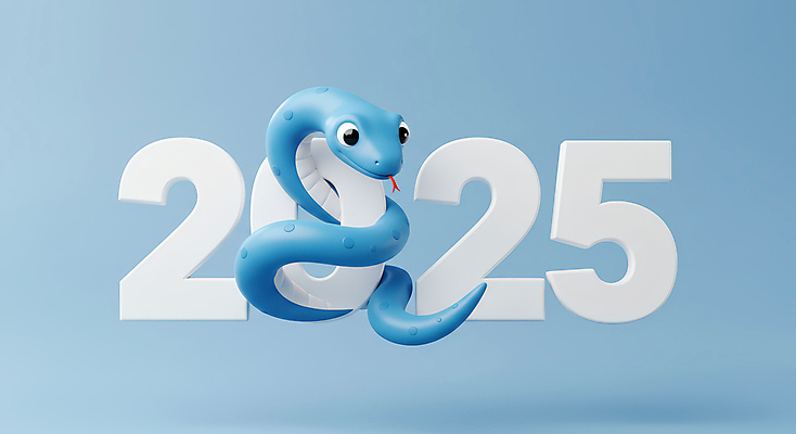 JPG 편집이미지 한마리 하늘색 3D캐릭터 타이포그라피 사람없음 3D 뱀띠 2025년 을사년 편집3D 푸른뱀 푸른뱀캐릭터 AI컴퓨터그래픽 AI콘텐츠 문자 캐릭터 1 파란색 십이지신 뱀 연도 디지털합성 뱀캐릭터 파일형식