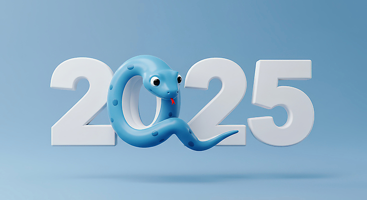 JPG 편집이미지 한마리 하늘색 3D캐릭터 타이포그라피 사람없음 3D 뱀띠 2025년 을사년 편집3D 푸른뱀 푸른뱀캐릭터 AI컴퓨터그래픽 AI콘텐츠 문자 캐릭터 1 파란색 십이지신 뱀 연도 디지털합성 뱀캐릭터 파일형식