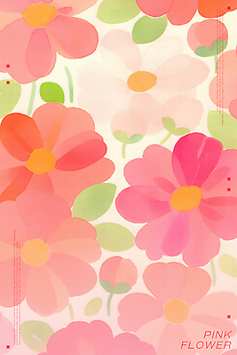 PSD 꽃백그라운드 일러스트 봄꽃 수채화 사람없음 부드러움 다홍색 플라워패턴 국내일러스트 꽃 컬러 백그라운드 패턴 봄 감각 파일형식