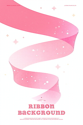 PSD 리본 분홍색 곡선 일러스트 사람없음 반짝임 부드러움 화사함 리본백그라운드 키치 국내일러스트 선 컬러 백그라운드 컨셉 모션 감각 파일형식