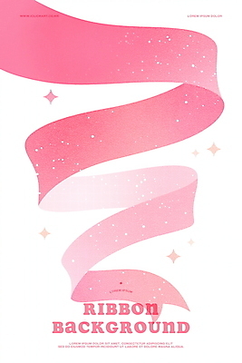 PSD 리본 분홍색 곡선 일러스트 사람없음 반짝임 부드러움 화사함 리본백그라운드 키치 국내일러스트 선 컬러 백그라운드 컨셉 모션 감각 파일형식