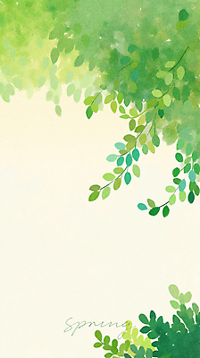 PSD 일러스트 나뭇잎 사람없음 초록색 평화 봄 풀 국내일러스트 식물 계절 컬러 컨셉 잎 파일형식