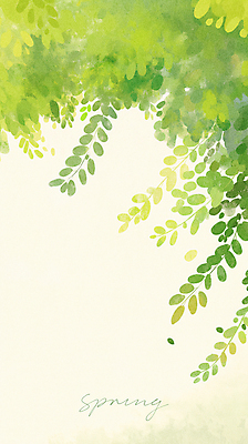 PSD 일러스트 나뭇잎 사람없음 초록색 평화 봄 국내일러스트 계절 컬러 컨셉 잎 파일형식