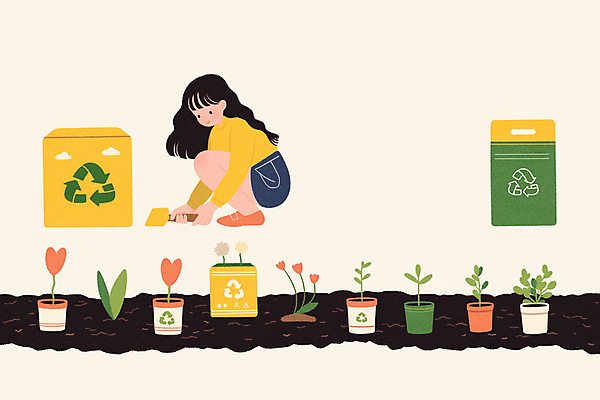 JPG 나무 여자 화분 어린이 일러스트 자연 한명 소녀 상자 새싹 자연보호 환경 그린캠페인 흙 재활용 튤립 도구 삽 식목일 친환경 나무심기 웅크림 심기 소녀한명만 국내일러스트 AI일러스트 AI콘텐츠 식물 1 기념일 꽃 캠페인 모션 사람 보호 생태계 여자한명만 소녀만 파일형식