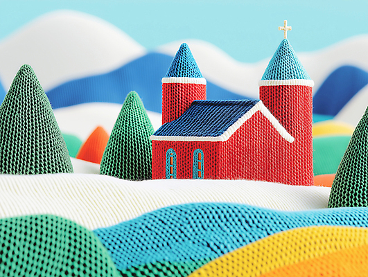 JPG 나무 편집이미지 설경 산 사람없음 교회 눈 눈덮임 편집실사 AI컴퓨터그래픽 AI콘텐츠 자연요소 식물 컨셉 겨울 종교건축 날씨 풍경 건물 CG 파일형식