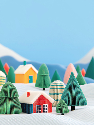 JPG 나무 편집이미지 설경 하늘 주택 사람없음 마을 눈 눈덮임 편집실사 AI컴퓨터그래픽 AI콘텐츠 자연요소 식물 컨셉 겨울 날씨 풍경 건물 CG 파일형식