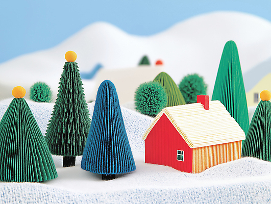 JPG 나무 편집이미지 설경 산 주택 사람없음 눈 눈덮임 편집실사 AI컴퓨터그래픽 AI콘텐츠 자연요소 식물 컨셉 겨울 날씨 풍경 건물 CG 파일형식