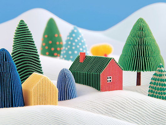 JPG 나무 편집이미지 설경 산 주택 사람없음 눈 눈덮임 편집실사 AI컴퓨터그래픽 AI콘텐츠 자연요소 식물 컨셉 겨울 날씨 풍경 건물 CG 파일형식