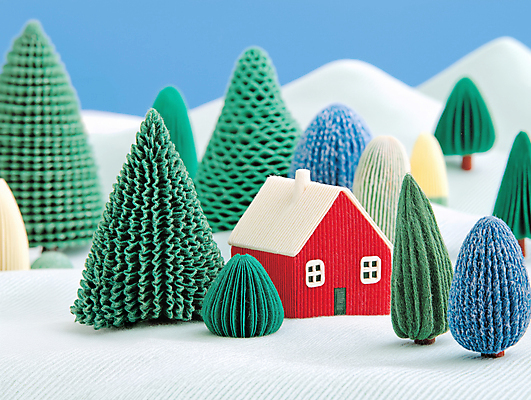 JPG 나무 편집이미지 설경 산 주택 사람없음 눈 눈덮임 편집실사 AI컴퓨터그래픽 AI콘텐츠 자연요소 식물 컨셉 겨울 날씨 풍경 건물 CG 파일형식