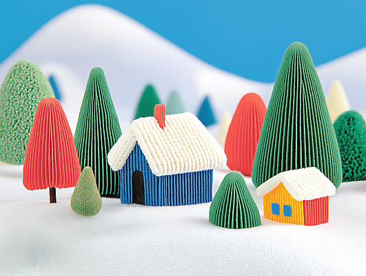 JPG 나무 편집이미지 설경 산 주택 사람없음 눈 눈덮임 편집실사 AI컴퓨터그래픽 AI콘텐츠 자연요소 식물 컨셉 겨울 날씨 풍경 건물 CG 파일형식