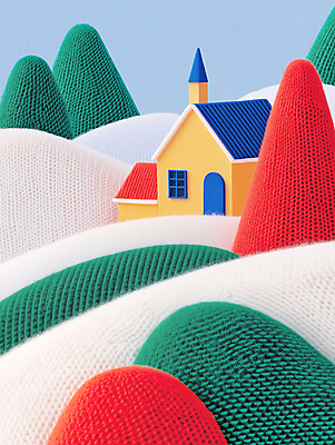 JPG 나무 편집이미지 설경 산 주택 사람없음 눈 눈덮임 편집실사 AI컴퓨터그래픽 AI콘텐츠 자연요소 식물 컨셉 겨울 날씨 풍경 건물 CG 파일형식