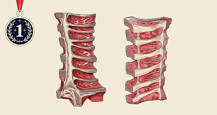PSD 1 조각 일러스트 뼈 사람없음 고급 메달 갈비 한우 베이지색 소갈비 프리미엄 국내일러스트 컬러 컨셉 육류 소고기 상_상패 파일형식