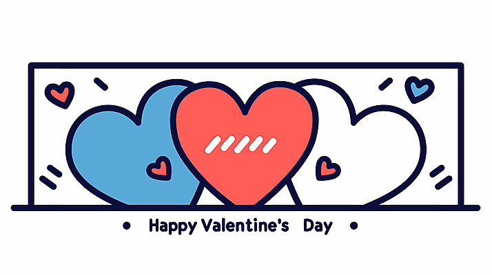 행복 일러스트 발렌타인데이 사랑 사람없음 사각형 하트 국내일러스트 AI파일 모양 도형 감정 데이이벤트 파일형식 벡터