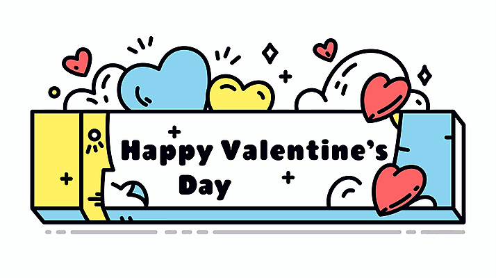 행복 일러스트 발렌타인데이 사랑 사람없음 반짝임 상자 사각형 하트 국내일러스트 AI파일 모양 도형 감정 모션 데이이벤트 파일형식 벡터