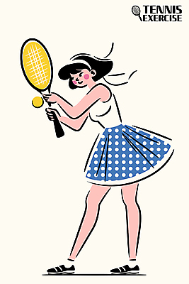 전신 여자 일러스트 청소년 한명 들기 머리띠 테니스라켓 테니스공 테니스복 십대여자한명만 국내일러스트 AI파일 1 장신구 공 모션 사람 운동복 테니스 라켓 테니스용품 여자한명만 십대여자만 파일형식 벡터