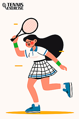 전신 여자 일러스트 청소년 한명 들기 테니스라켓 테니스복 십대여자한명만 국내일러스트 AI파일 1 모션 사람 운동복 테니스 라켓 여자한명만 십대여자만 파일형식 벡터