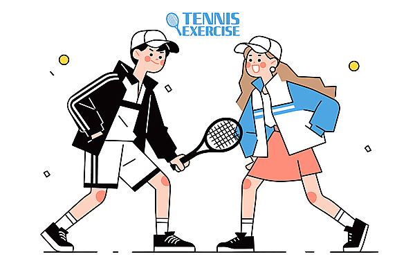 전신 모자 여자 남자 일러스트 청소년 들기 두명 테니스라켓 테니스공 주머니손 테니스복 십대만 국내일러스트 AI파일 잡화 공 모션 사람 운동복 테니스 라켓 테니스용품 파일형식 벡터