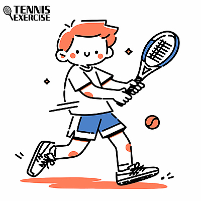 전신 남자 어린이 일러스트 한명 들기 소년 반짝임 테니스라켓 테니스공 테니스복 소년한명만 국내일러스트 AI파일 1 공 모션 사람 운동복 테니스 라켓 테니스용품 남자한명만 소년만 파일형식 벡터