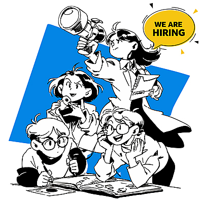 여자 남자 말풍선 일러스트 그래프 들기 정장 여러명 성인 책 파란색 펜 확성기 구직 기록 취업준비생 고용 성인만 안경낌 국내일러스트 AI파일 옷 안경 컬러 다수 컨셉 모션 사람 필기구 채용 파일형식 벡터