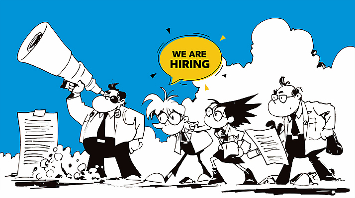 전신 구름 여자 남자 말풍선 일러스트 하늘 들기 정장 여러명 성인 파란색 망원경 구직 문서 취업준비생 고용 서류통 성인만 안경낌 국내일러스트 AI파일 자연요소 옷 안경 컬러 다수 컨셉 모션 사람 사무용품 채용 파일형식 벡터