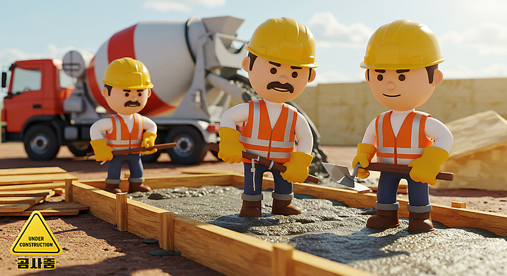 PSD 구름 편집이미지 남자 하늘 협력 노동자 작업복 들기 성인 세명 건설현장 작업 구조물 안전모 삽 공사중 레미콘 안전조끼 안전표지판 작업자 콘크리트 성인남자만 건설근로자 편집3D 자연요소 직업 옷 건축 모션 건설업 공사 사람 3D 표지판 헬멧 안전장비 남자만 성인만 파일형식