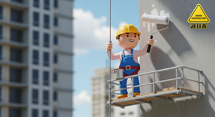 전신 PSD 구름 편집이미지 남자 하늘 노동자 작업복 외벽 한명 성인 건설현장 작업 페인트칠 안전모 공사중 페인트롤러 페인트공 안전표지판 작업자 성인남자한명만 건설근로자 편집3D 자연요소 직업 1 옷 벽 페인팅 건설업 공사 사람 3D 표지판 헬멧 안전장비 남자한명만 성인남자만 파일형식