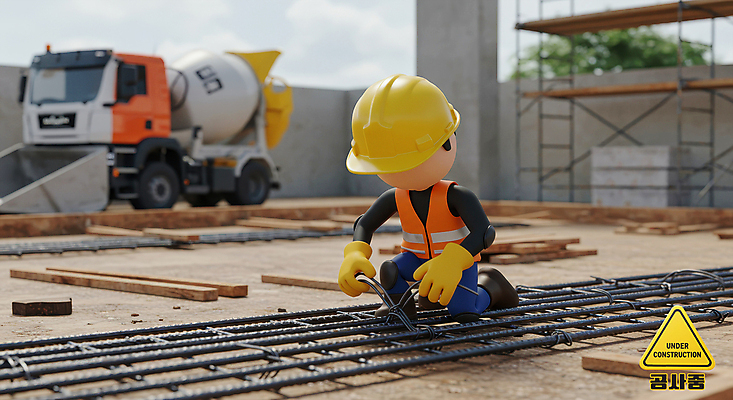 전신 PSD 편집이미지 남자 노동자 작업복 한명 성인 건설현장 작업 무릎꿇기 안전모 묶기 철근 공사중 레미콘 안전조끼 안전표지판 작업자 철근구조물 얼굴없음 성인남자한명만 건설근로자 편집3D 직업 1 옷 모션 건설업 공사 사람 3D 표지판 구조물 헬멧 안전장비 남자한명만 성인남자만 파일형식