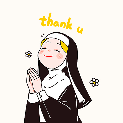여자 꽃 일러스트 직업캐릭터 한명 미소 상반신 성인 믿음 기도 성직자 감사 손모으기 합장 수녀 베일 땡큐 수녀복 성인여자한명만 일러캐릭터 AI파일 식물 직업 캐릭터 1 감정 종교 표정 사람 손짓 천주교 여자한명만 성인여자만 파일형식 벡터