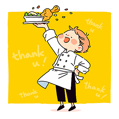 전신 그릇 남자 허리손 일러스트 직업캐릭터 한명 미소 들기 성인 노란색 요리사 치킨 앞치마 감사 땡큐 치킨샐러드 성인남자한명만 일러캐릭터 AI파일 직업 캐릭터 1 식기 감정 컬러 포즈 모션 표정 사람 샐러드 닭고기요리 남자한명만 성인남자만 파일형식 벡터