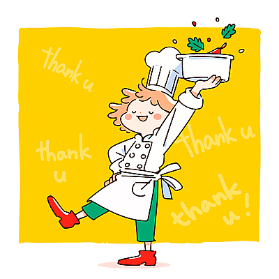 전신 그릇 남자 음식 허리손 일러스트 직업캐릭터 요리사모자 한명 미소 들기 성인 노란색 눈감음 요리사 앞치마 감사 다리들기 땡큐 성인남자한명만 일러캐릭터 AI파일 직업 캐릭터 모자_잡화 1 식기 감정 컬러 포즈 모션 표정 사람 남자한명만 성인남자만 파일형식 벡터