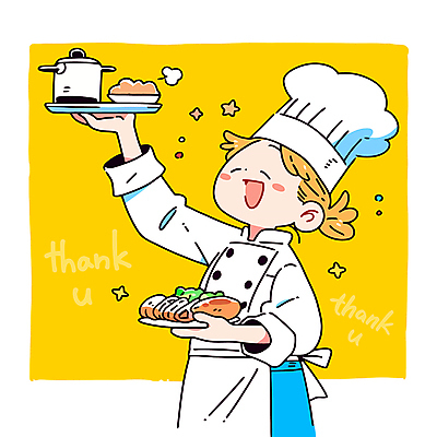 여자 음식 일러스트 직업캐릭터 요리사모자 한명 미소 들기 성인 반짝임 노란색 요리사 앞치마 냄비 감사 땡큐 성인여자한명만 일러캐릭터 AI파일 직업 캐릭터 모자_잡화 1 감정 컬러 모션 표정 사람 솥 여자한명만 성인여자만 파일형식 벡터