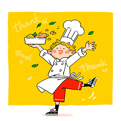 전신 남자 음식 잎 일러스트 직업캐릭터 요리사모자 한명 미소 들기 성인 노란색 손들기 요리사 앞치마 감사 다리들기 땡큐 성인남자한명만 일러캐릭터 AI파일 식물 직업 캐릭터 모자_잡화 1 감정 컬러 모션 표정 사람 남자한명만 성인남자만 파일형식 벡터