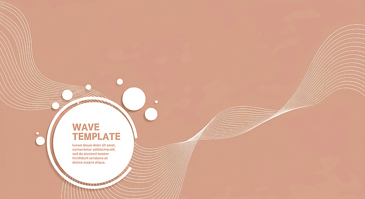 PSD 템플릿 물결 선 백그라운드 곡선 추상 사람없음 원형 베이지색 이미지템플릿 도형 컬러 무늬 파일형식
