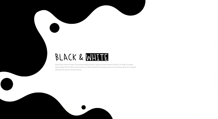 PSD 템플릿 배너 물결 백그라운드 곡선 추상 흑백 사람없음 검은색 흰색 원형 이미지템플릿 도형 선 컬러 무늬 촬영기법 파일형식